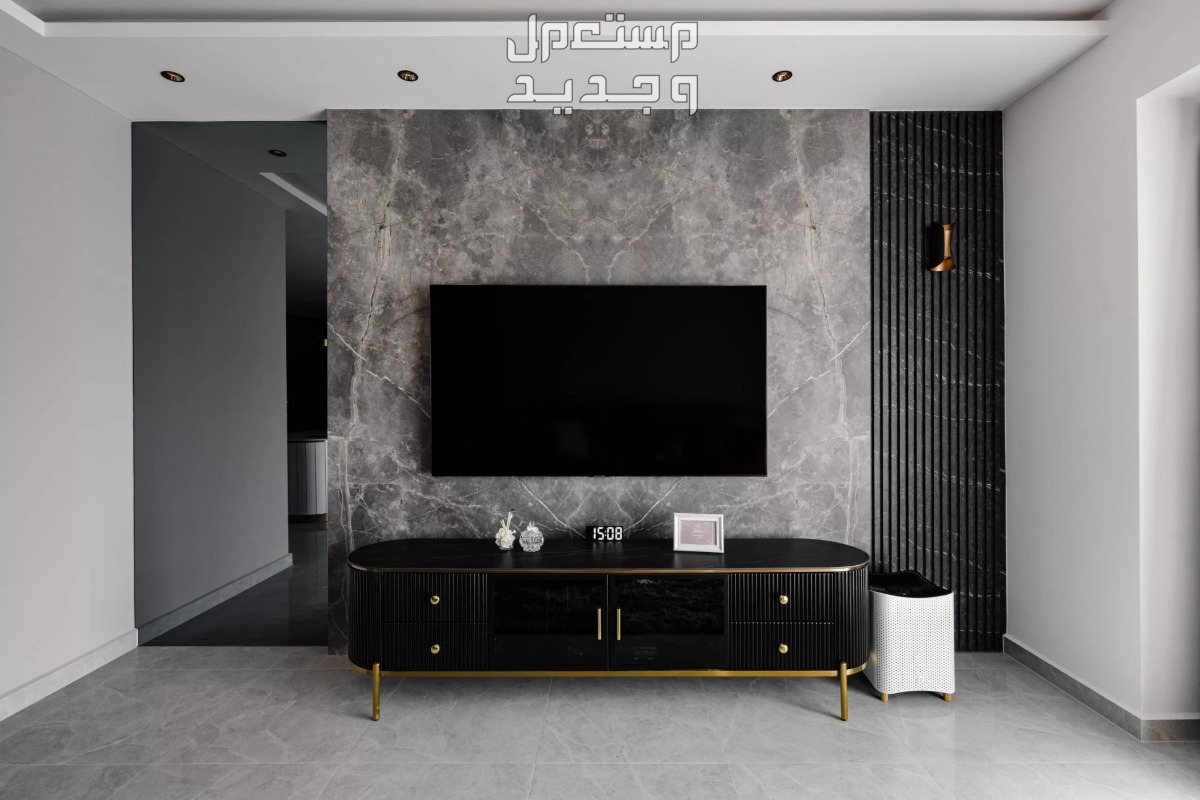 أجمل تصميم ديكور تلفزيون مودرن 2024 في البحرين تصميم ديكور تلفزيون بسيط