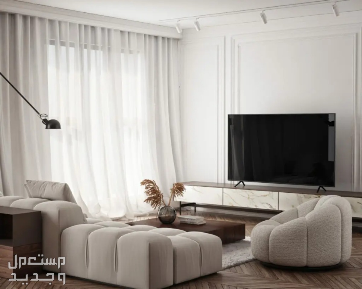 أجمل تصميم ديكور تلفزيون مودرن 2024 في البحرين تصميم ديكور تلفزيون جبسي