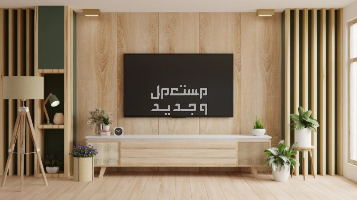 أجمل تصميم ديكور تلفزيون مودرن 2024 في مصر أجمل تصميم ديكور تلفزيون مودرن 2024