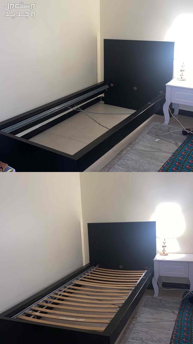 ‏سرير مستعملة للبيع في حالة جيدة سرير إيكيا اثنين منها