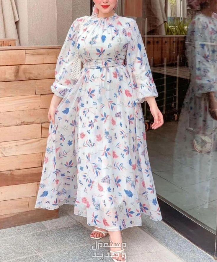 أحدث موديلات فساتين العيد 2024 في البحرين فستان قماش كولكيشن العيد