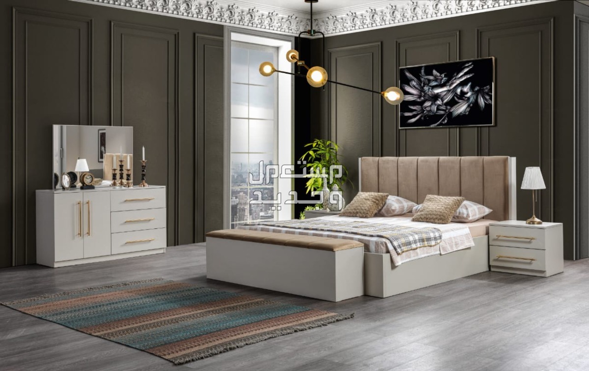 أفضل طريقة ترتيب غرف النوم السرير الخزانة الدولاب والتسريحة بالصور في الإمارات العربية المتحدة أنسب مكان للسرير