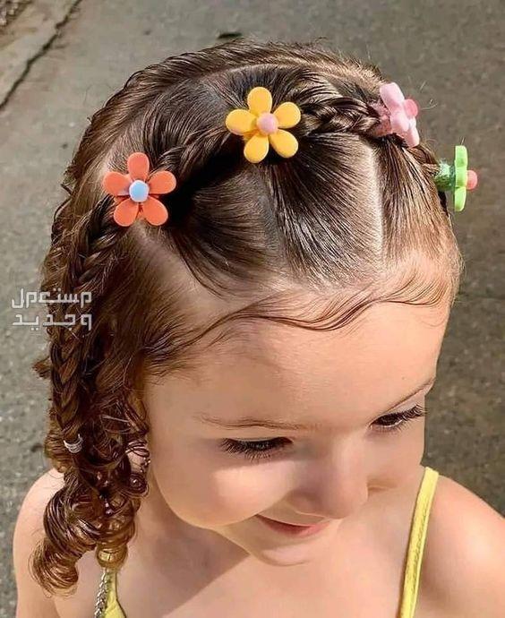 أجمل اكسسوارات شعر للاطفال توك على شكل ورد للاطفال
