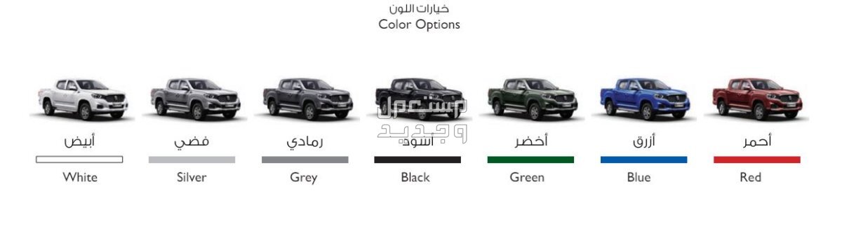 ام جي T60 2024 الجديدة بجميع الفئات والأسعار المتوفرة عند الوكيل وأبرز العيوب والمميزات في تونس ألوان ام جي T60 2024