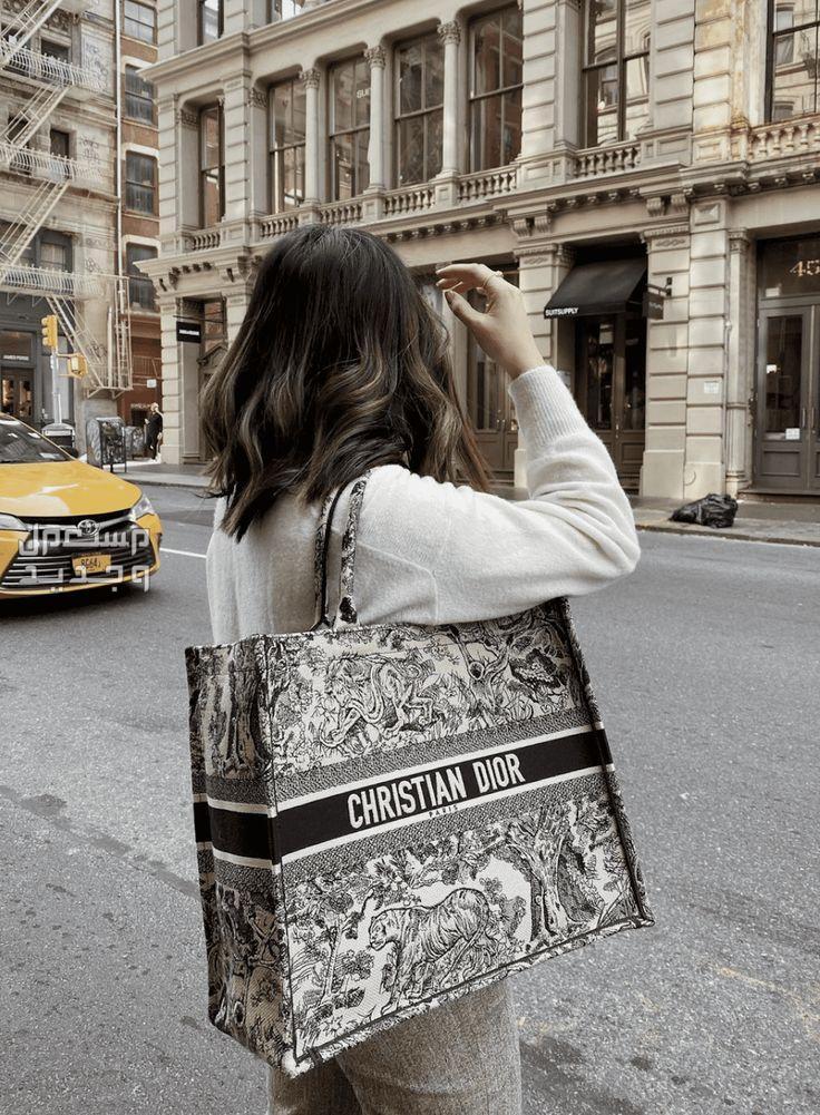 كيفية معرفة شنطة ديور الأصلية من التقليد شنطة ديور Dior book tote