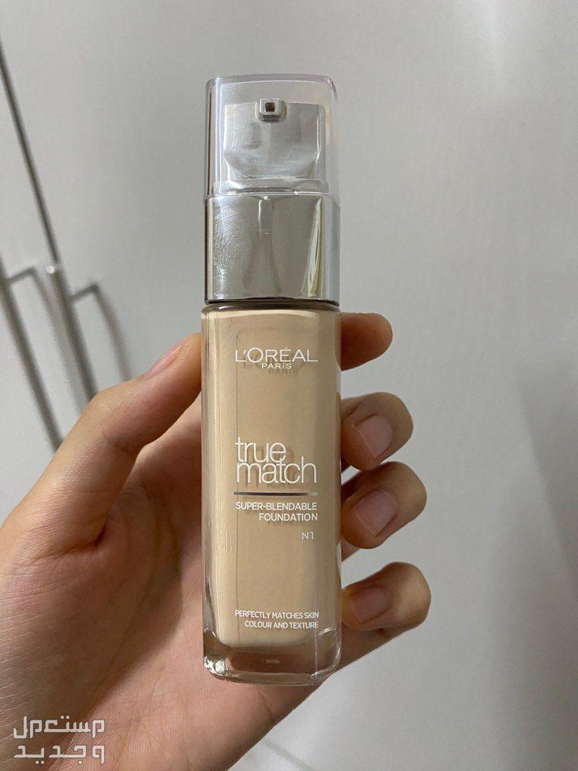 درجات الفاونديشن بالأرقام المناسبة للبشرة الحنطية والبيضاء فاونديشن L'ORÉAL PARIS TRUE MATCH LIQUID FOUNDATION N1