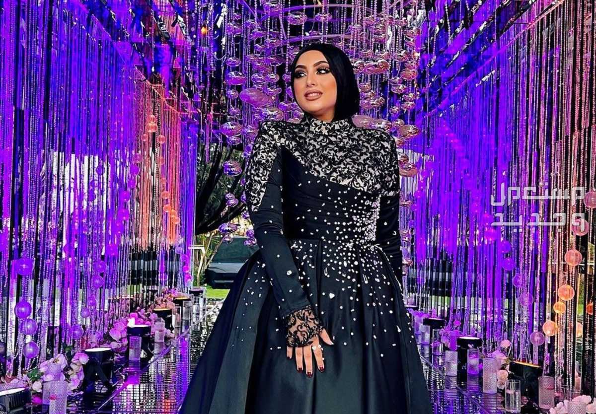قصات فساتين سواريه مناسبة للمحجبات وغير المحجبات فستان أسود