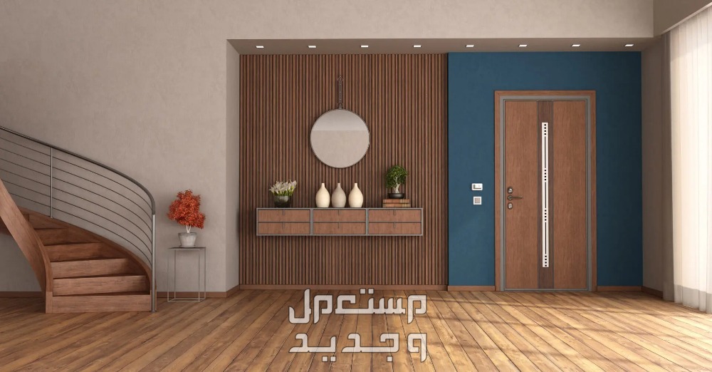أفكار ديكور باب المنزل من الداخل بالصور ديكور باب المنزل من الداخل