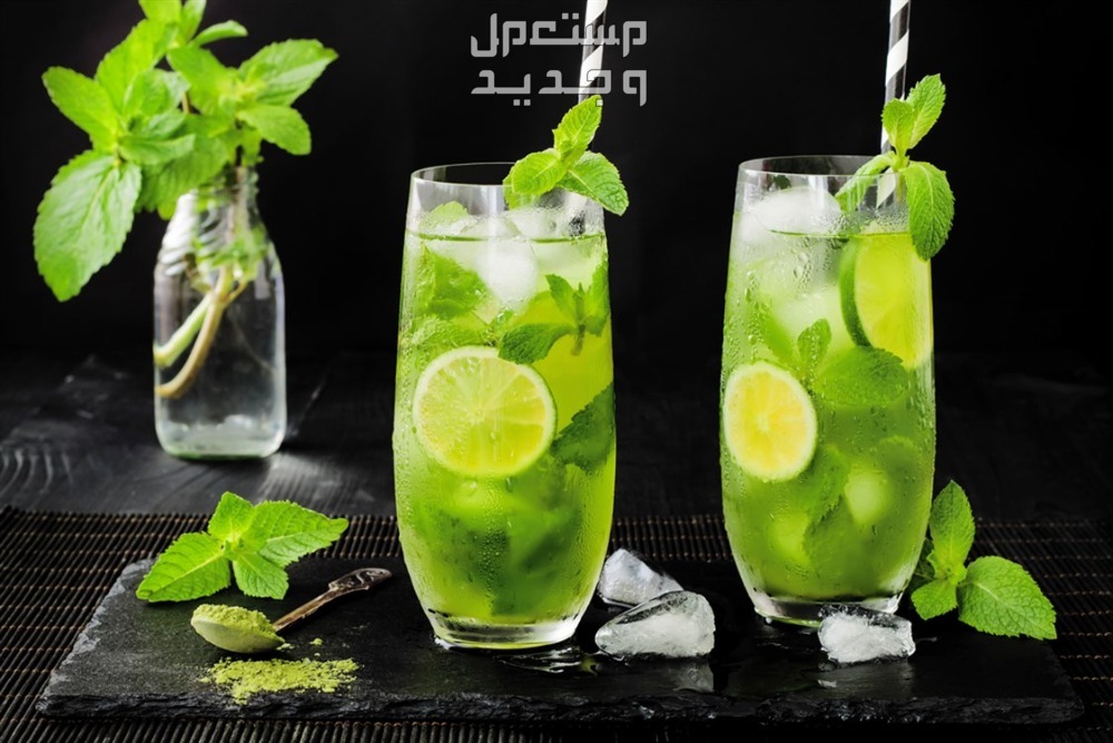 طريقة عمل مشروبات باردة وسهلة للصيف بالصور عصير الليمون والنعناع