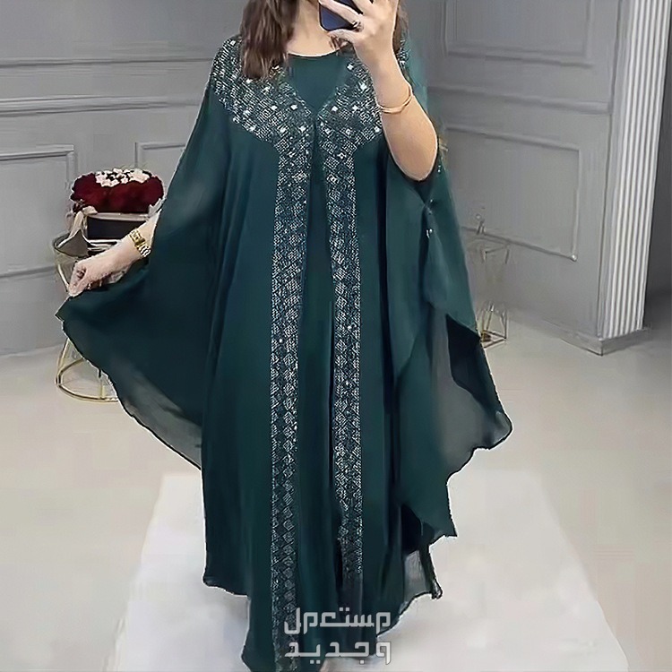 جلابيات خليجية فخمة لعيد الأضحى 2024 أفضل التصاميم والأسعار عباية خليجي للعيد