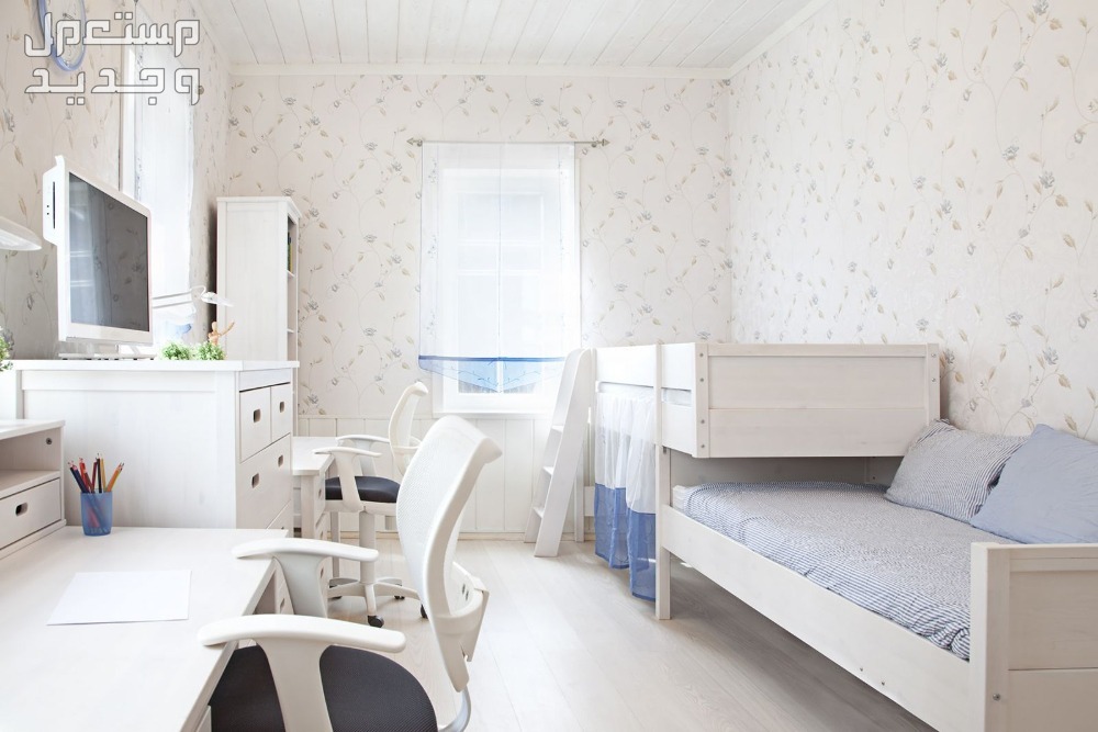 أجمل ألوان ديكور غرف الاطفال 2024 في الجزائر غرفة باللون الأبيض