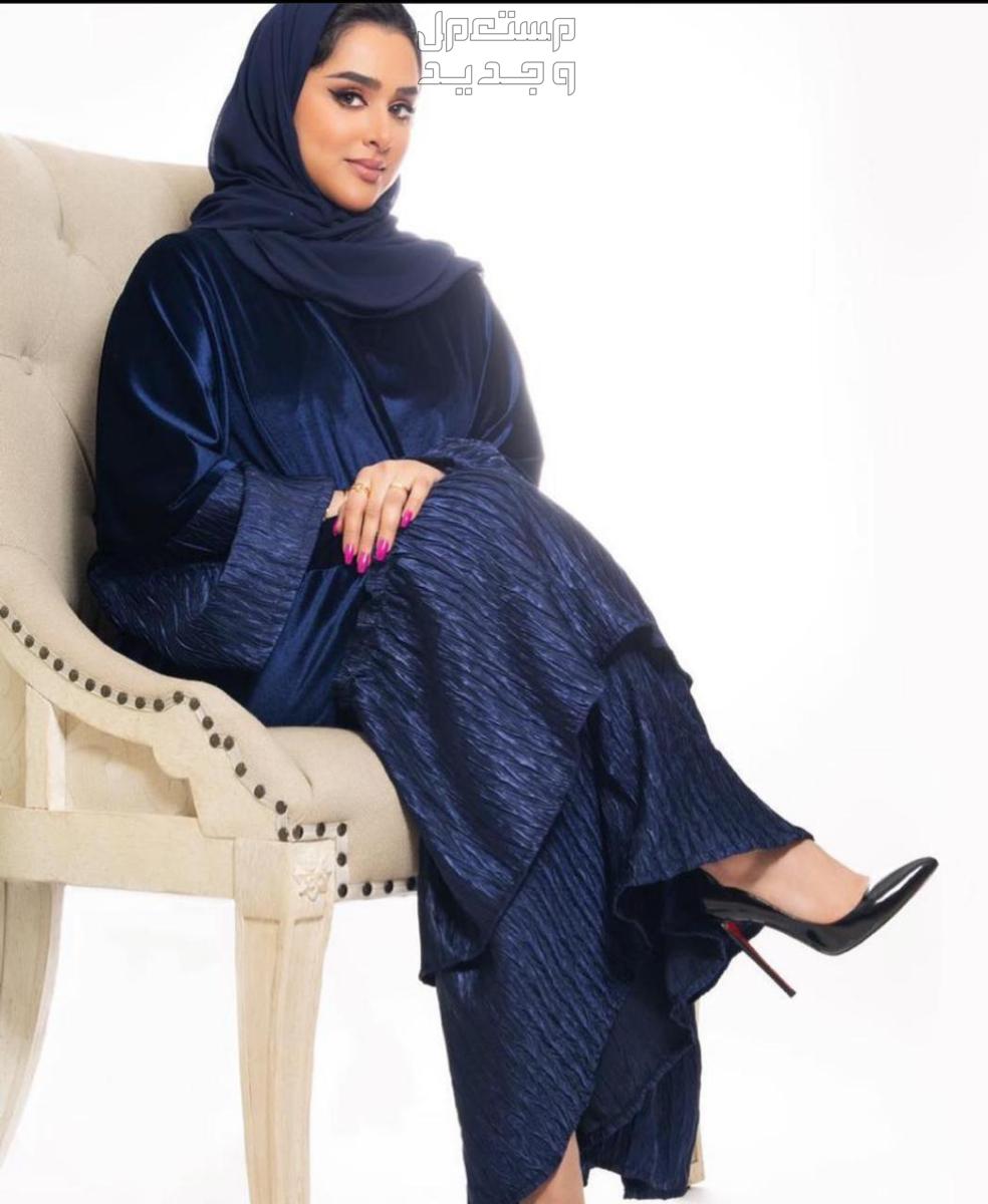 صور عبايات خليجية راقية سوداء 2024 عباية خليجي أنيقة