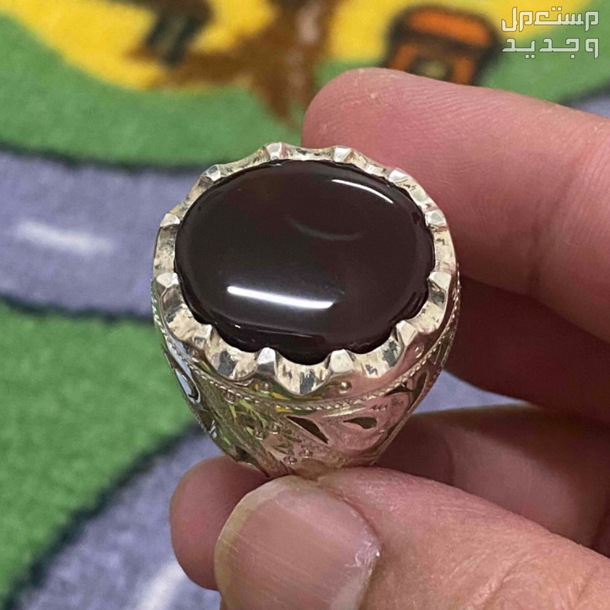 خاتم عقيق يماني كرزي ملكي لايختلف عليه اثنان