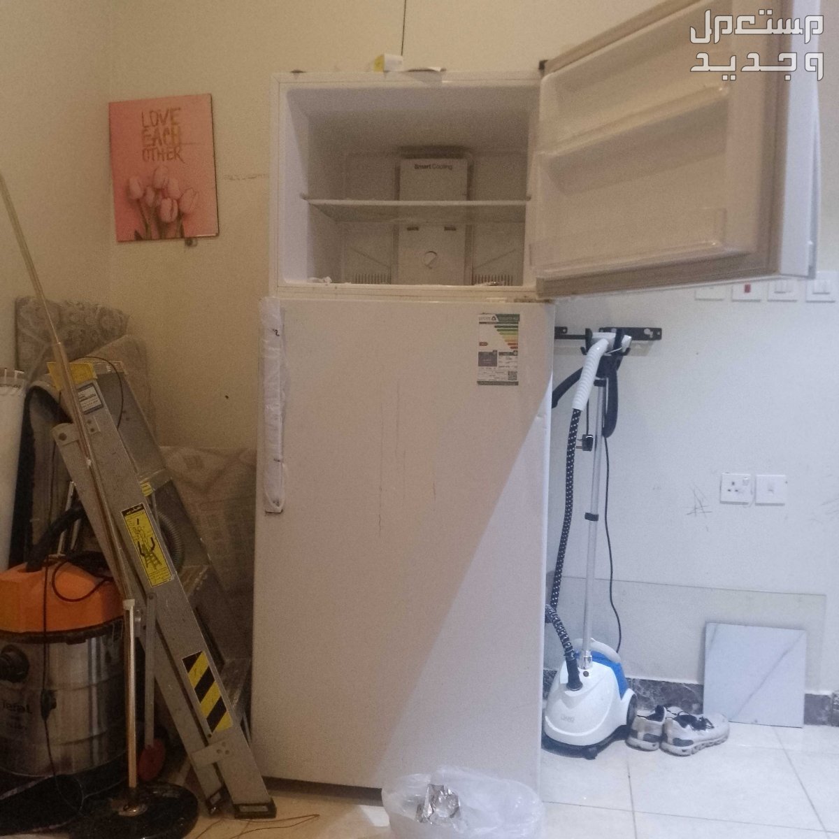 ثلاجه كبيره ومكنسه تيفال شغالاات ع الشرط ع السوم وصلت 800ونطلب من الله الزود