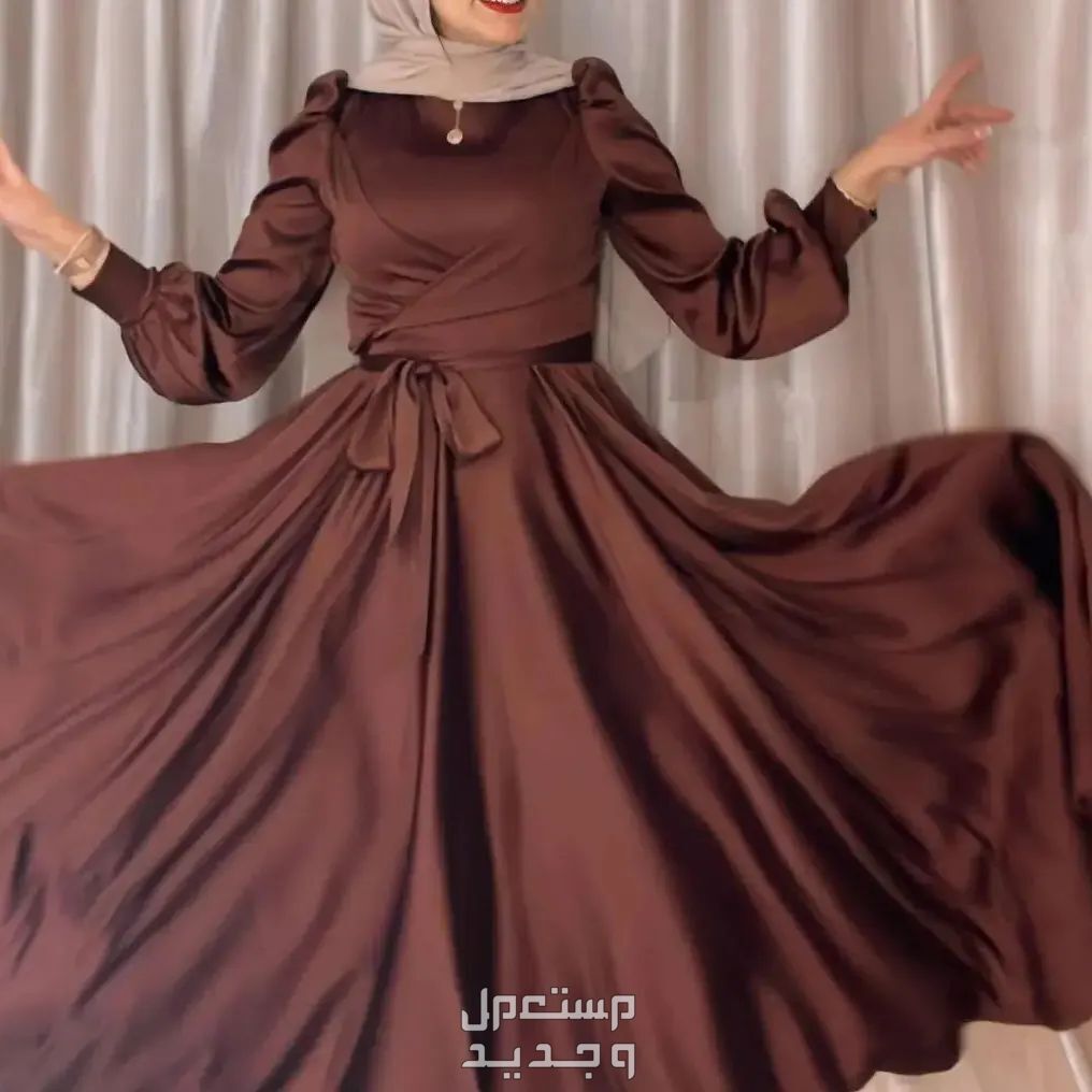 فساتين كاجوال طويلة للمحجبات صيف 2024 فستان كاجوال طويل