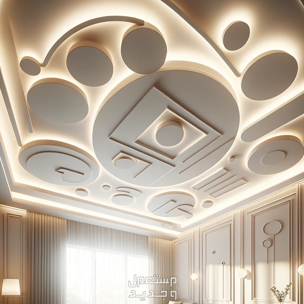 ديكورات جبس بسيطة وجميلة 2024 لمنزل أنيق تصاميم ديكورات جبس