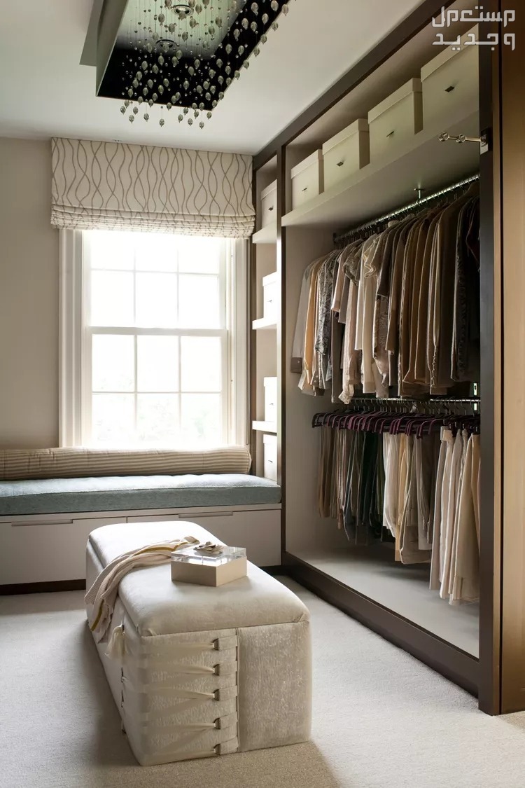 أفكار لتصميم غرفة ملابس داخل غرفة النوم عصرية وحديثة في البحرين تصميم غرفة ملابس داخل غرفة النوم