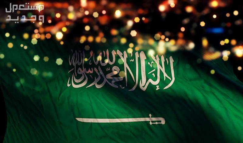 كم باقي على اليوم الوطني 94 في سوريا علم السعودية