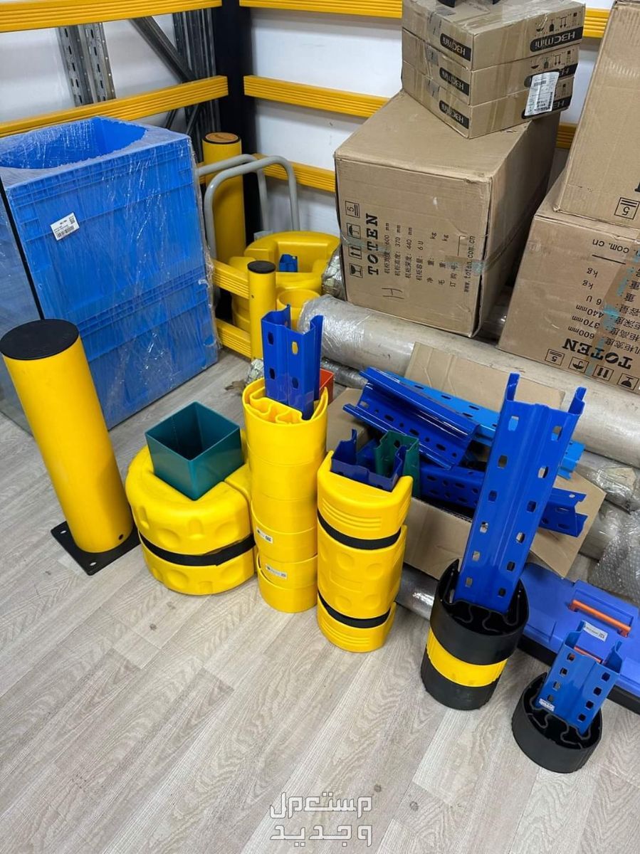 رفوف مستودعات بكامل انظمتها