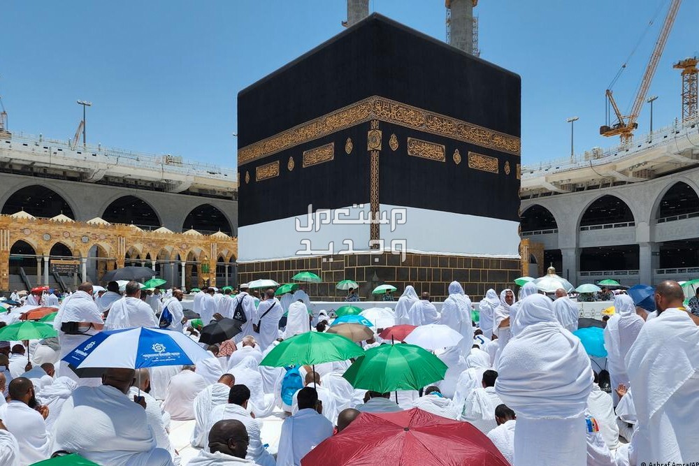 تفسير حلم العمرة لشخص آخر معتمرين أمام الكعبة