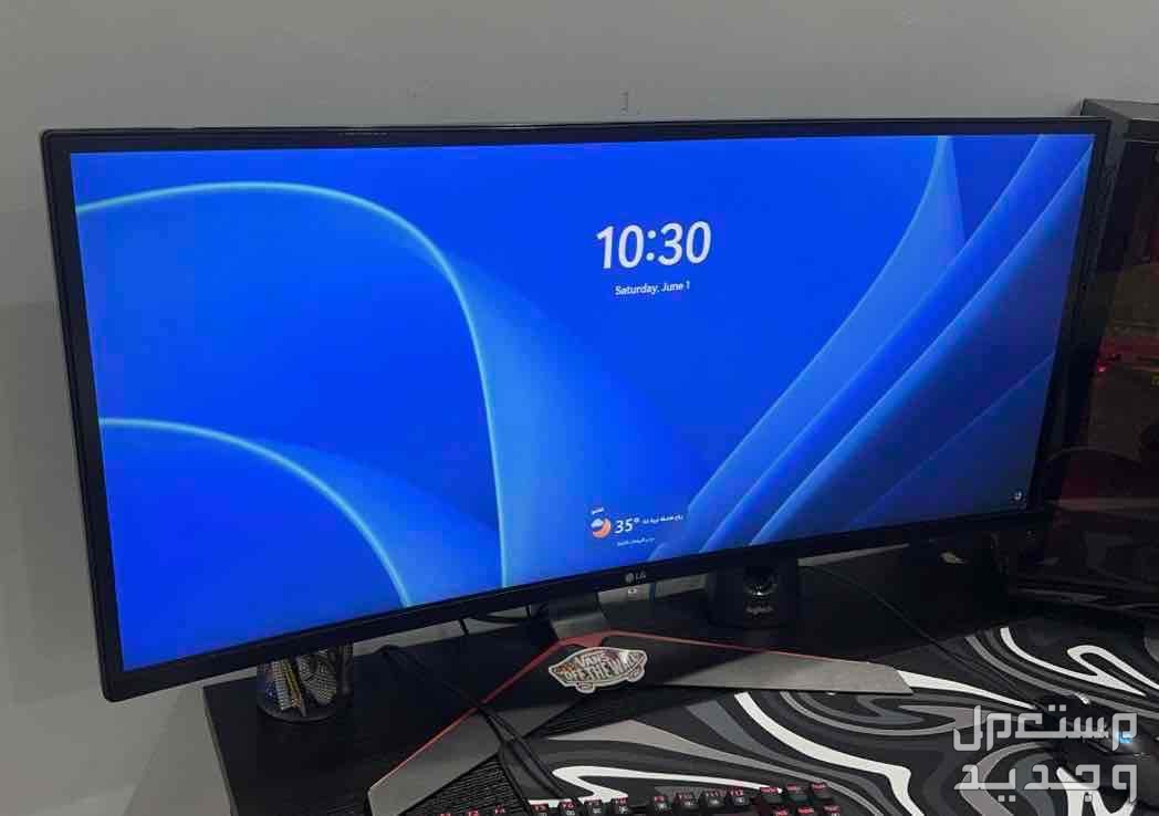 شاشة قيمنق منحنيه 34 انش