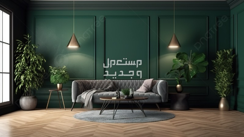 افضل لون دهان داخلي للمنزل اللون الأخضر الداكن