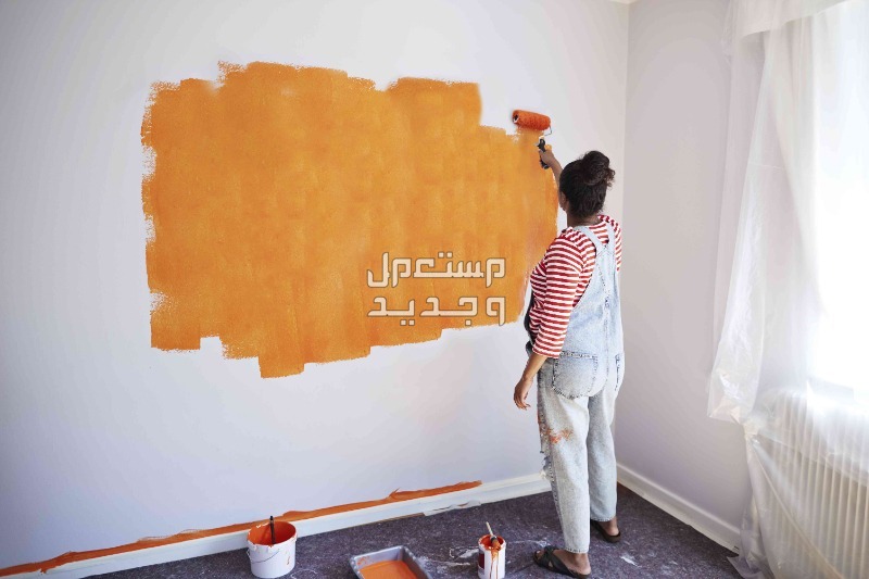 افضل لون دهان داخلي للمنزل اللون البرتقالي