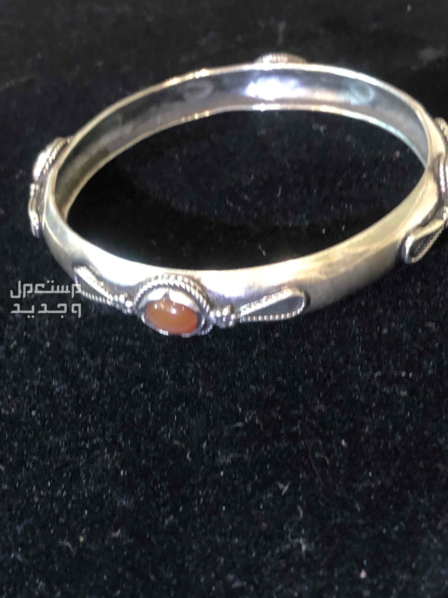سوار اسوراة فضة، بحجر العقيق. صناعة يدوية تقليدية