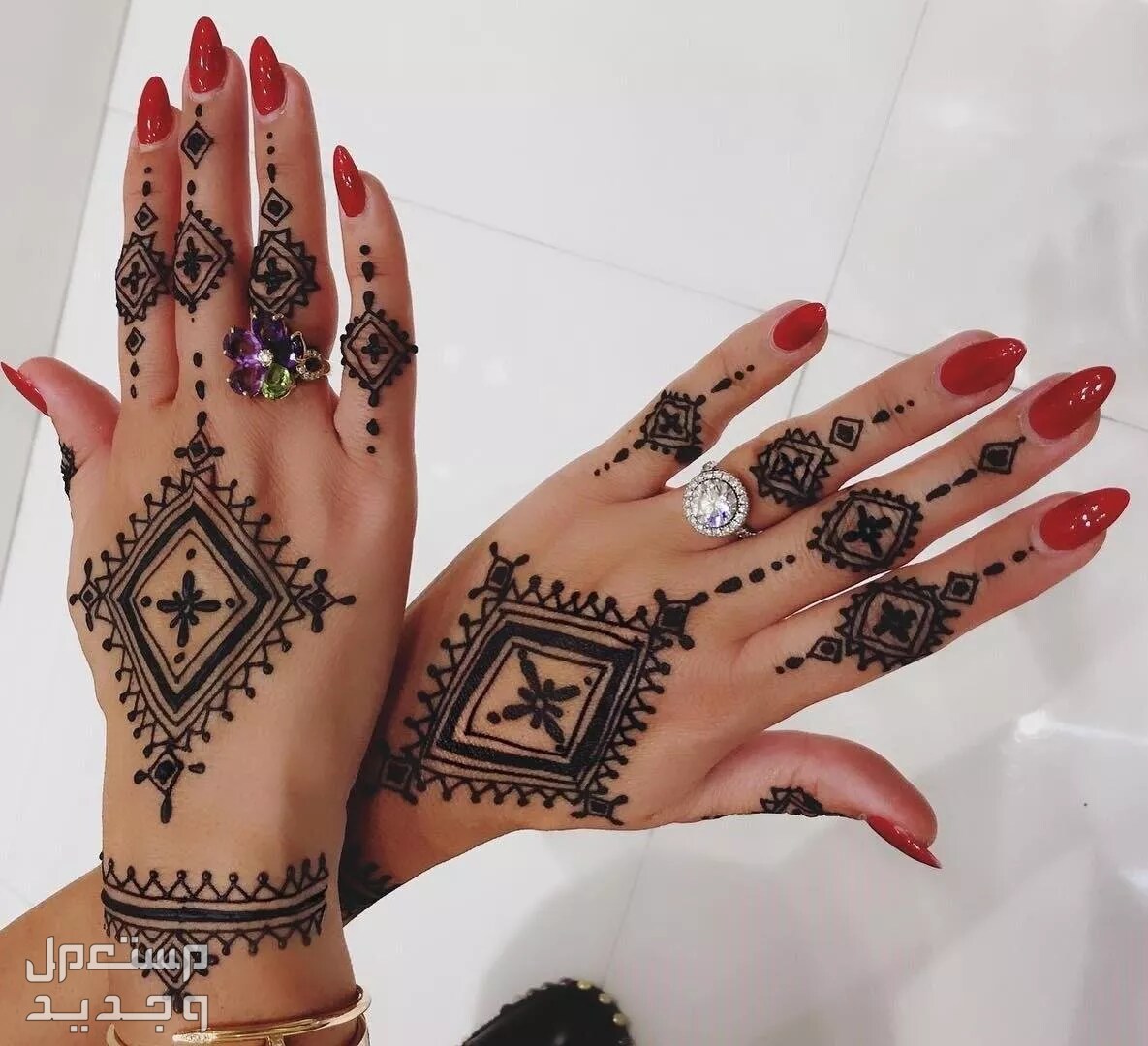 اجدد رسومات الحنه بسيطة 2024 رسومات حنة جديدة جديدة 2024