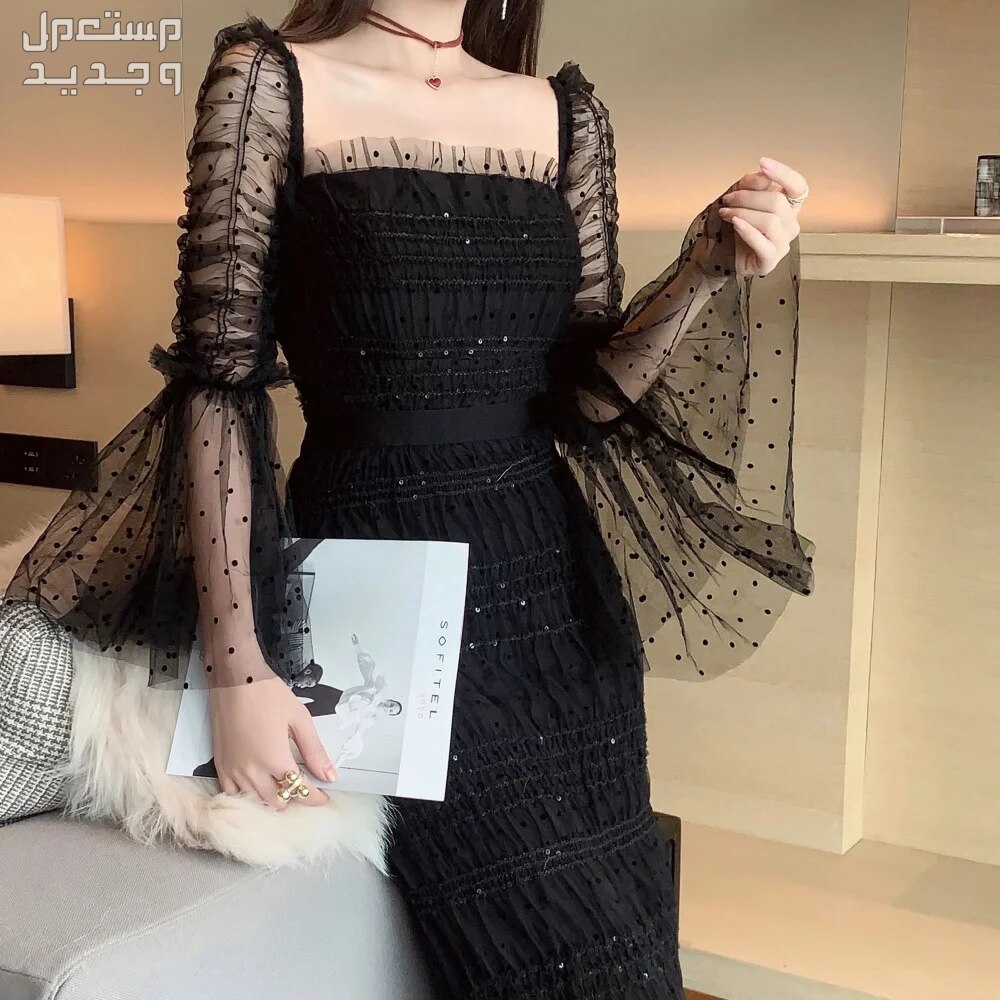 فساتين باللون الاسود سهرة فساتين باللون الاسود سهرة