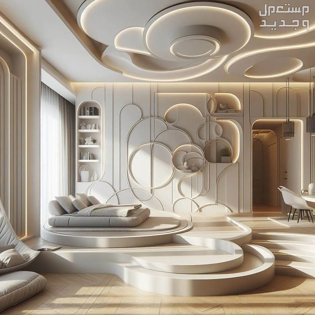 ديكور جبس غرف نوم للعرسان 2024 بتصاميم عصرية ديكور جبس