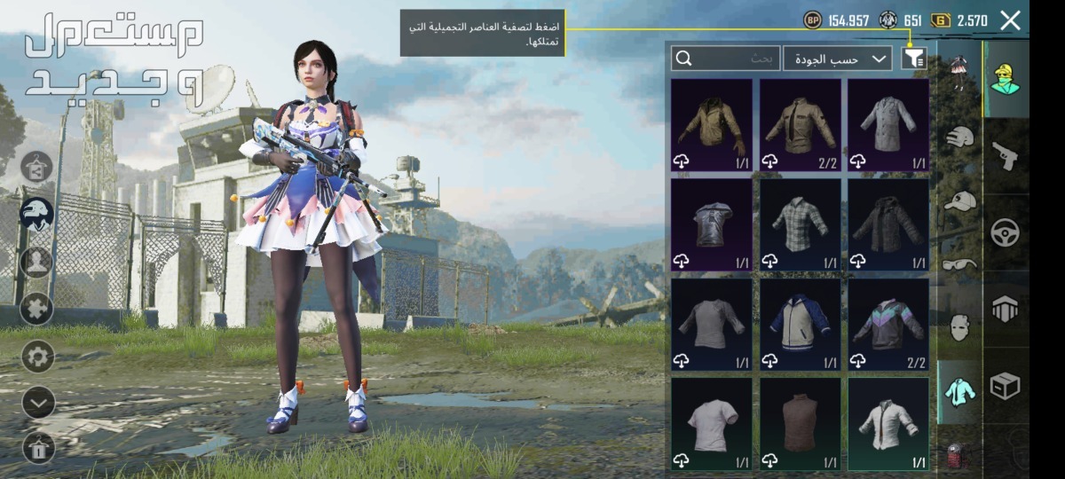 حساب ببجي