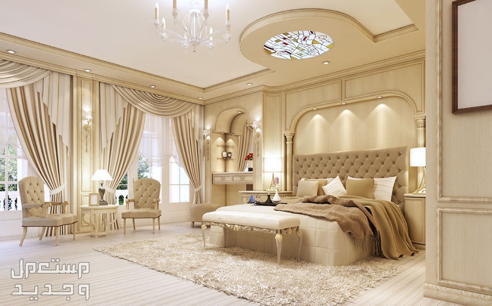 صور غرف نوم حديثه 2024.. أفكار جديدة غرفة نوم فاخرة ورومانسية