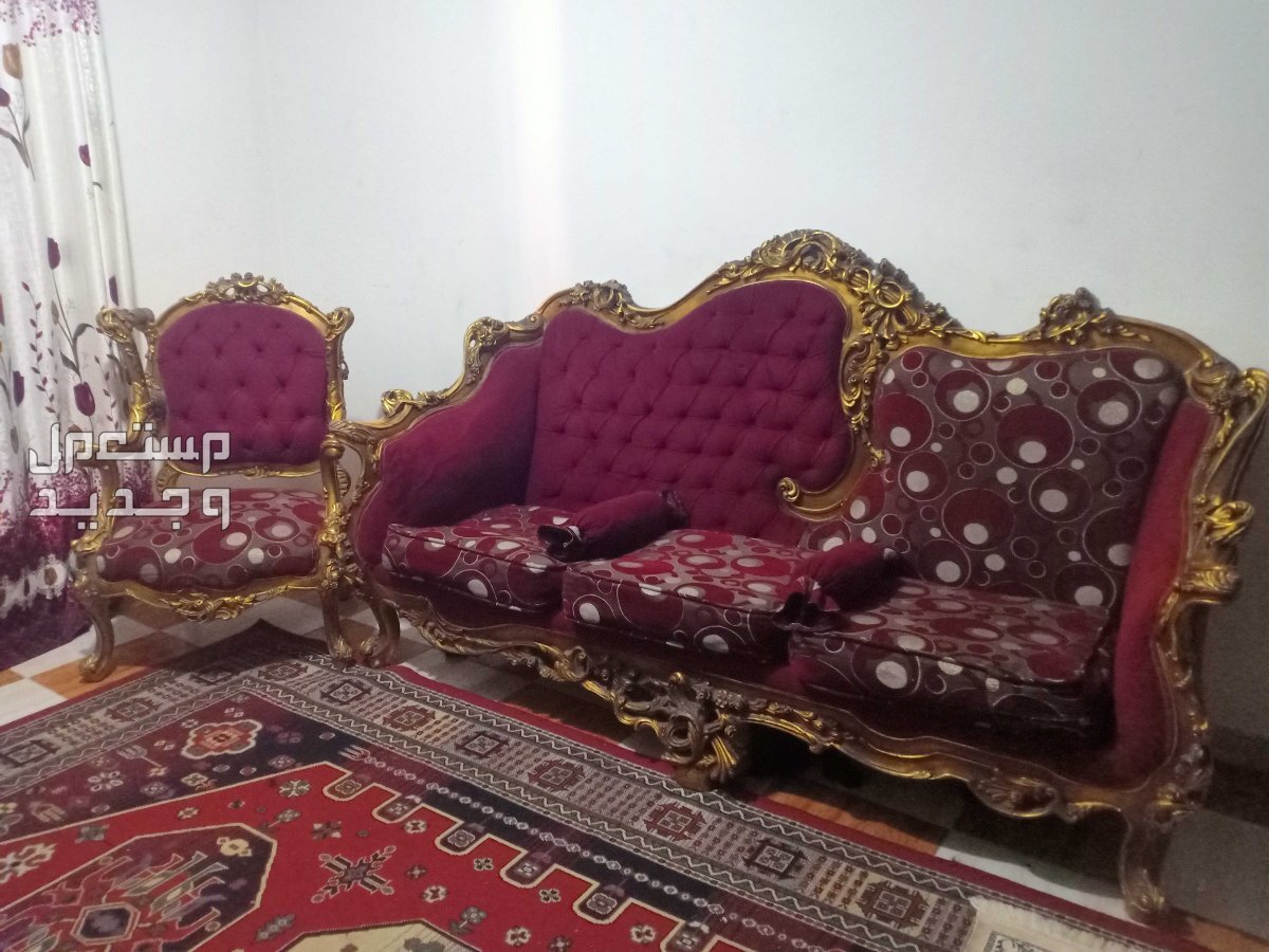 صالون كنبه مذهب