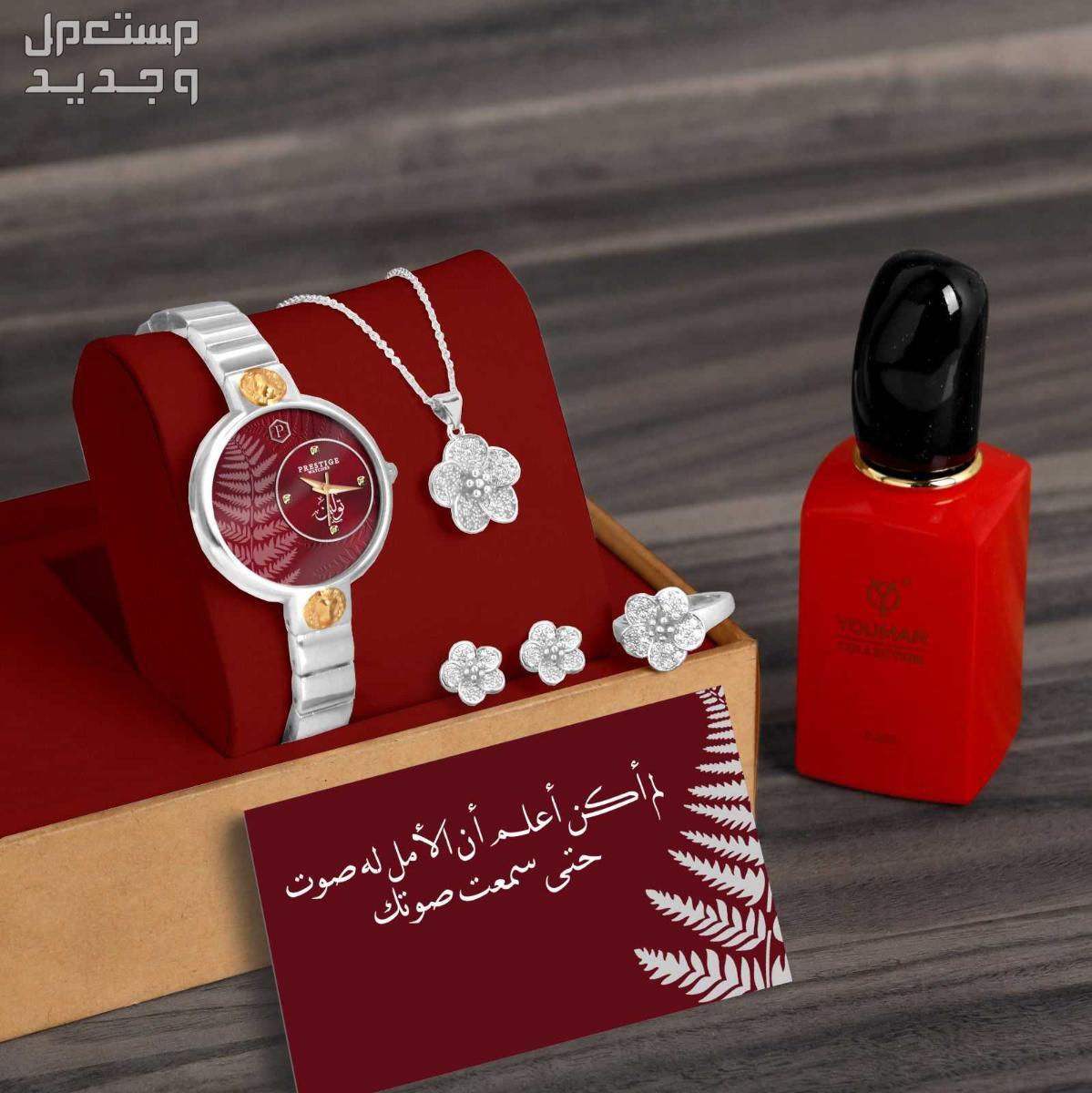 طقم ساعة نسائي أنيق