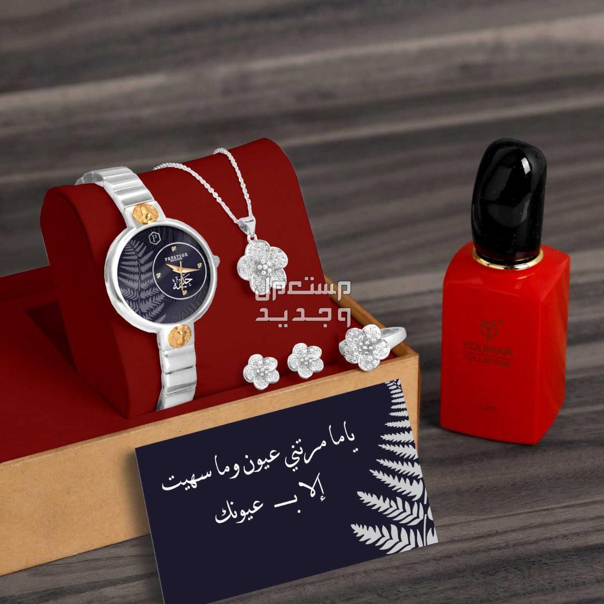طقم ساعة نسائي أنيق