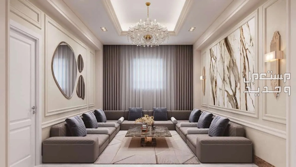 مجلس رجال عربي.. 11 تصميم داخلي لديكورات راقية مجلس رجال عربي