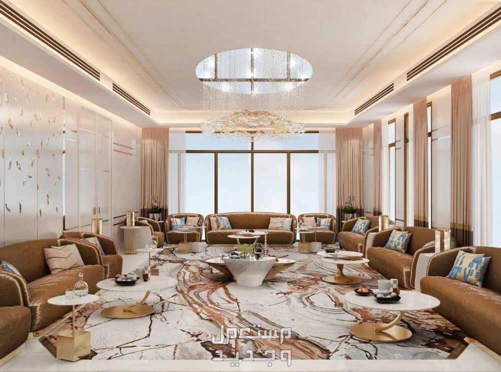 مجلس رجال عربي.. 11 تصميم داخلي لديكورات راقية مجلس رجال
