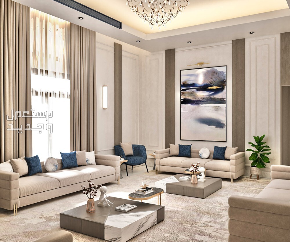 مجلس رجال عربي.. 11 تصميم داخلي لديكورات راقية