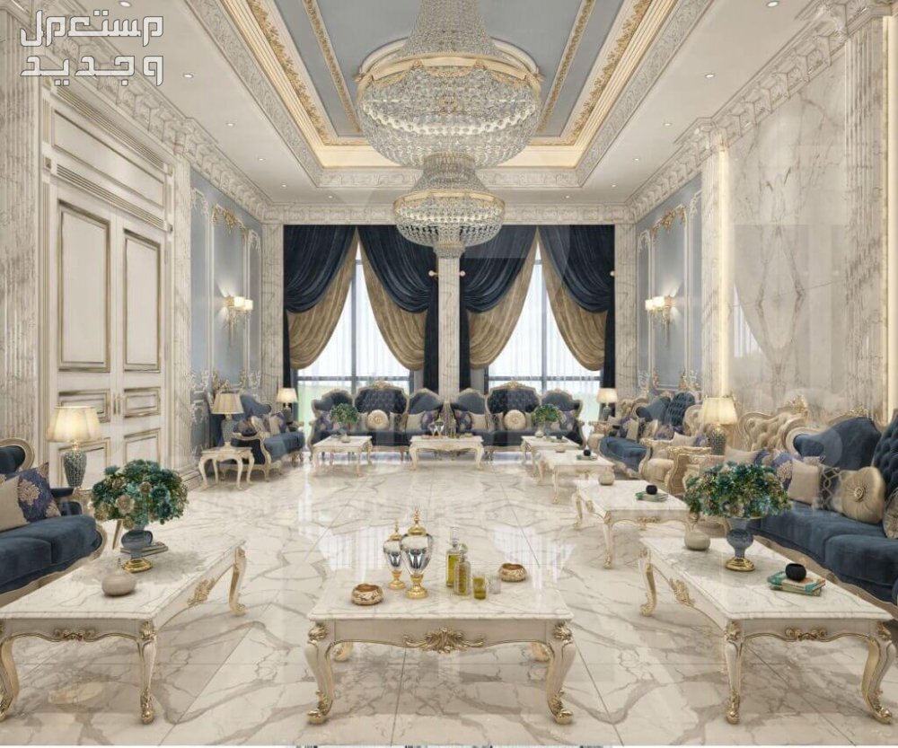 مجلس رجال عربي.. 11 تصميم داخلي لديكورات راقية
