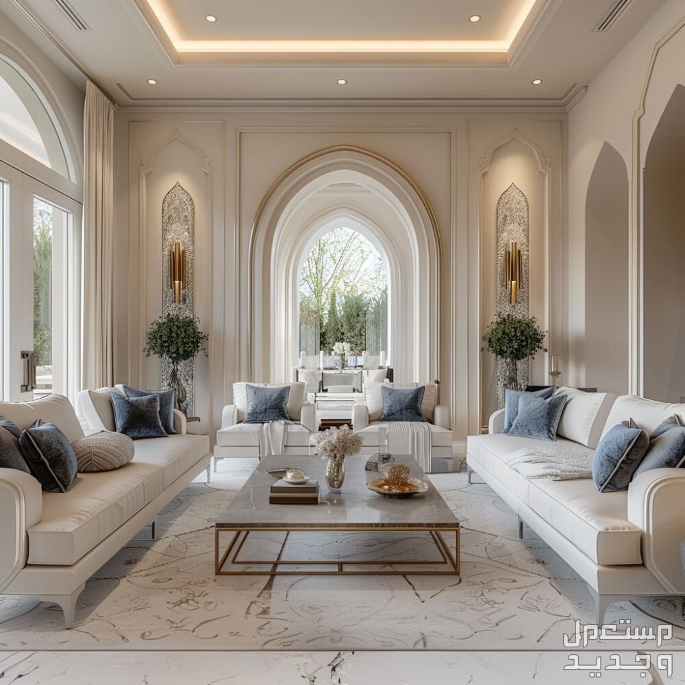 مجلس رجال عربي.. 11 تصميم داخلي لديكورات راقية