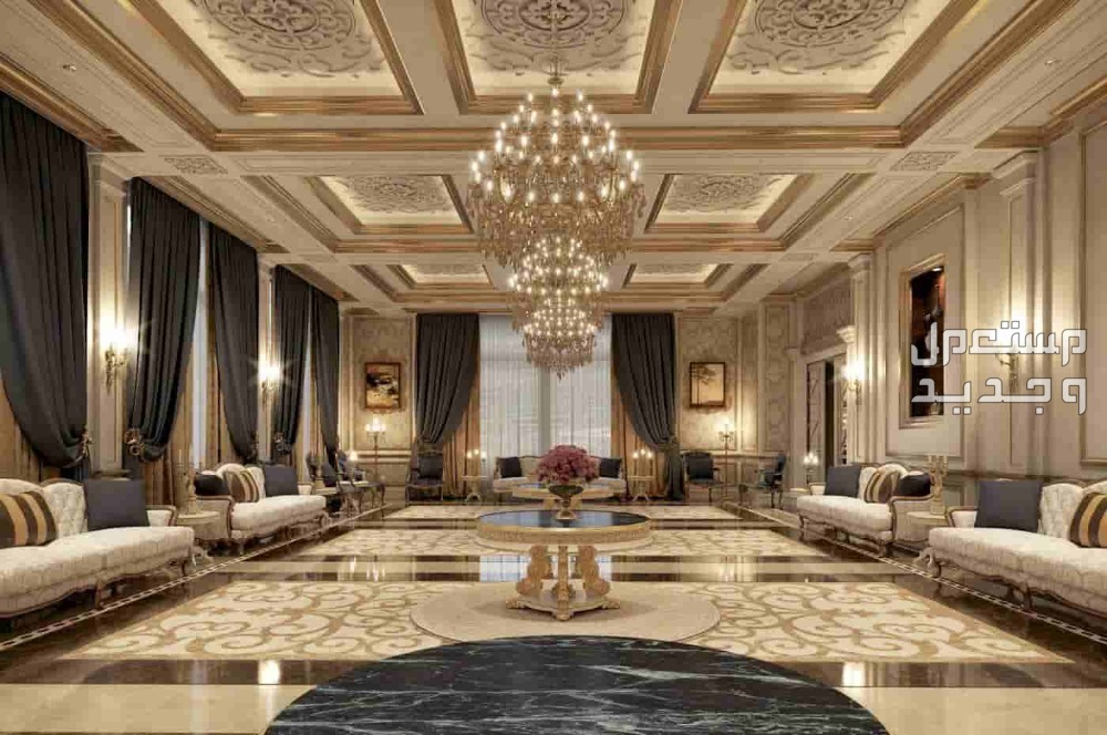 مجلس رجال عربي.. 11 تصميم داخلي لديكورات راقية مجلس رجالى فاخر
