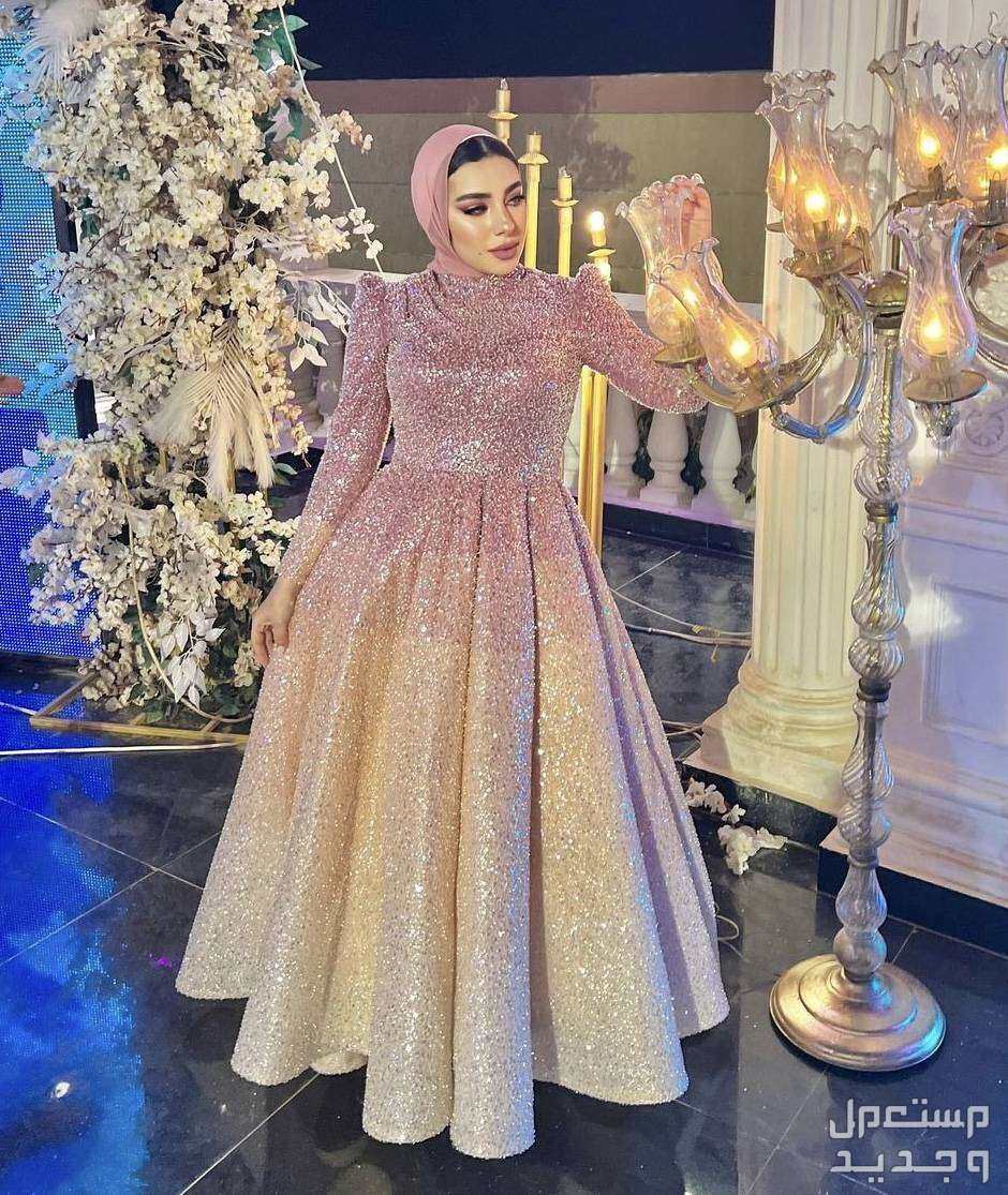 أفضل 20 فستان سواريه بسيط وشيك للمحجبات فستان سواريه ستان سادة