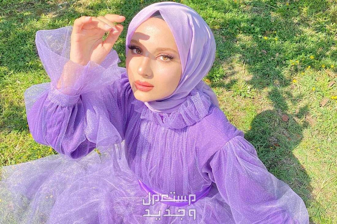 أفضل 20 فستان سواريه بسيط وشيك للمحجبات تفاصيل فستان سواريه
