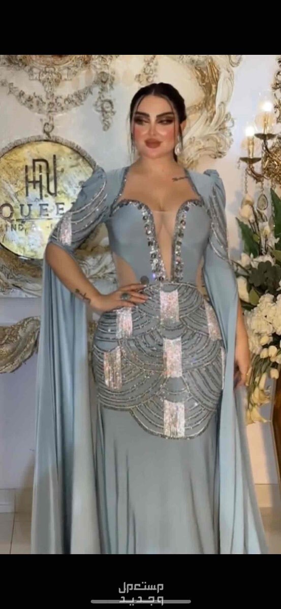 فستان من مصممه هند العتيبي ب 2500 وابي ابيعه 1500 وقابل لتفاوض لبسه وحده نفس الموديل وكل شي والون ولكن سكرت بالظهر شوي  في عفيف بسعر 1500 ريال سعودي