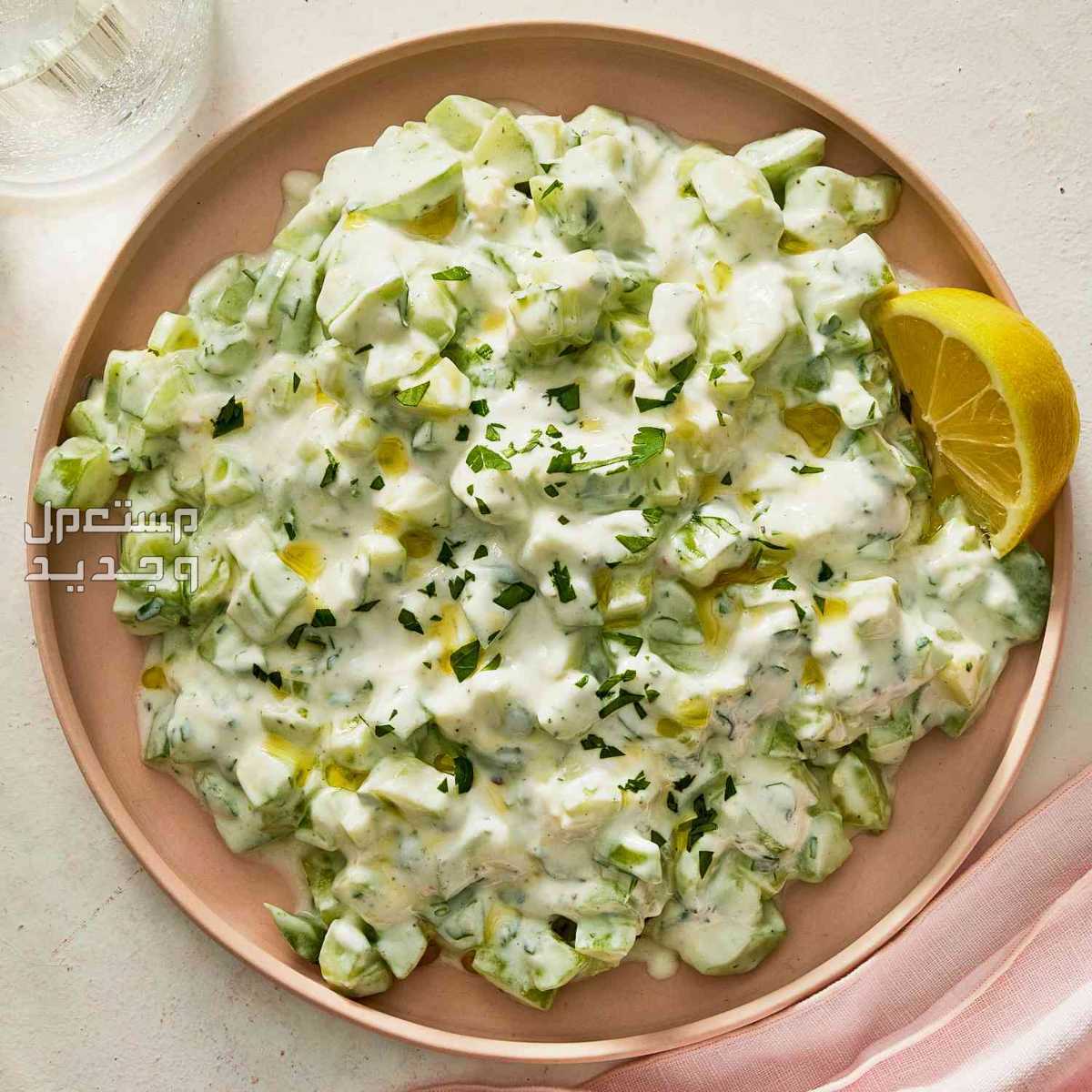 اسهل طريقة عمل سلطة الزبادي زي المطاعم سلطة الزبادي زي المطاعم