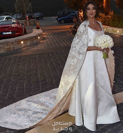 أجمل فساتين زفاف ملكات جمال فستان زفاف نادين ويلسون نجيم