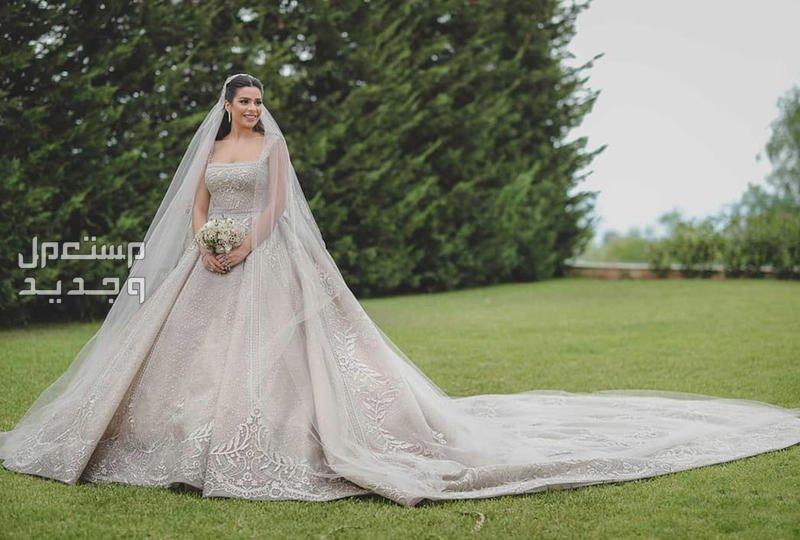 أجمل فساتين زفاف ملكات جمال فستان زفاف  يارا خوري مخايل