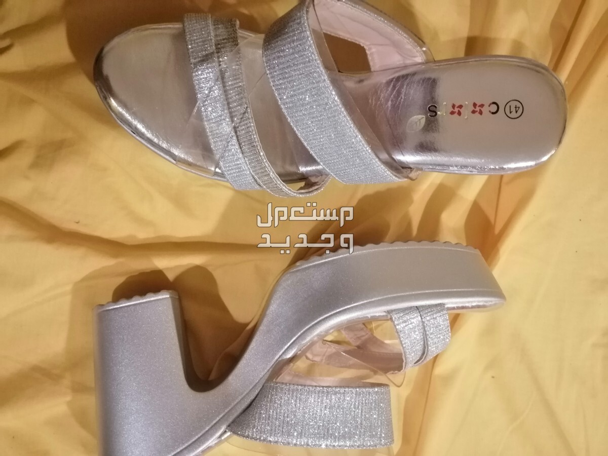 ملابس نسائية متنوعة غير مستعملة جزمة سهرة مستعملة مرة واحدة
مقاس 41
ب 20 ريال
