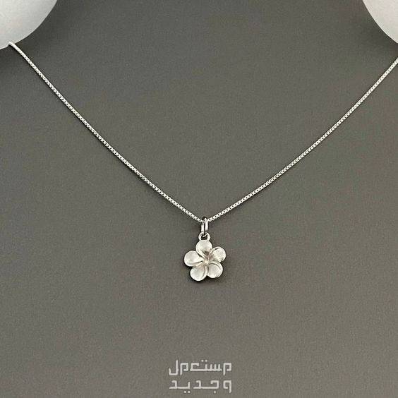 صور أشكال سلاسل فضة رقيقة للبنات سلاسل كلاسيكية بتصميمها البسيط